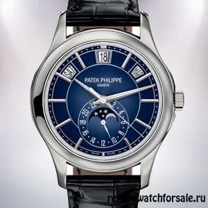Replica Patek Philippe Complications 40mm 5205G-013 Men Stainless Steel Leather Strap For Sale