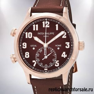 Replica Patek Philippe Complications 5524R-001 43mm Men Stainless Steel Brown Dial For Sale