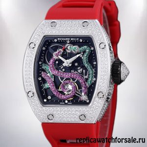 Replica Richard Mille RM 026 Unknown RM 026-004 Unisex Red Transparent Dial For Sale